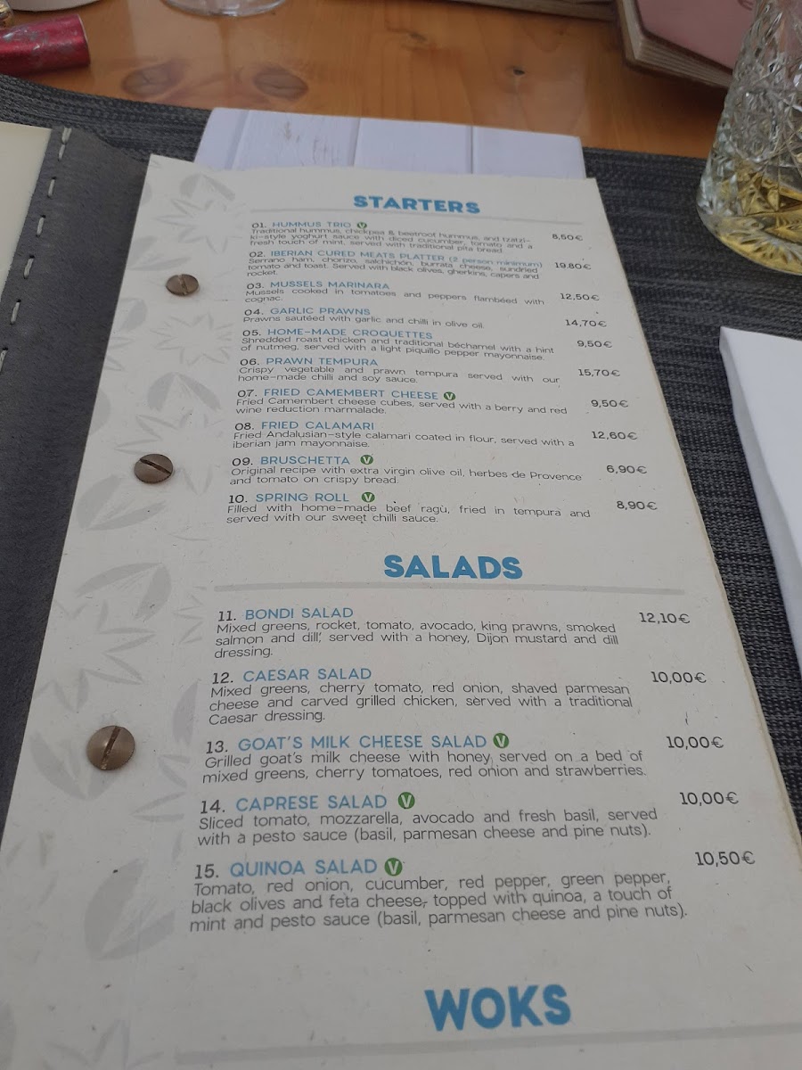 Menu Bondi Beach Magaluf-4